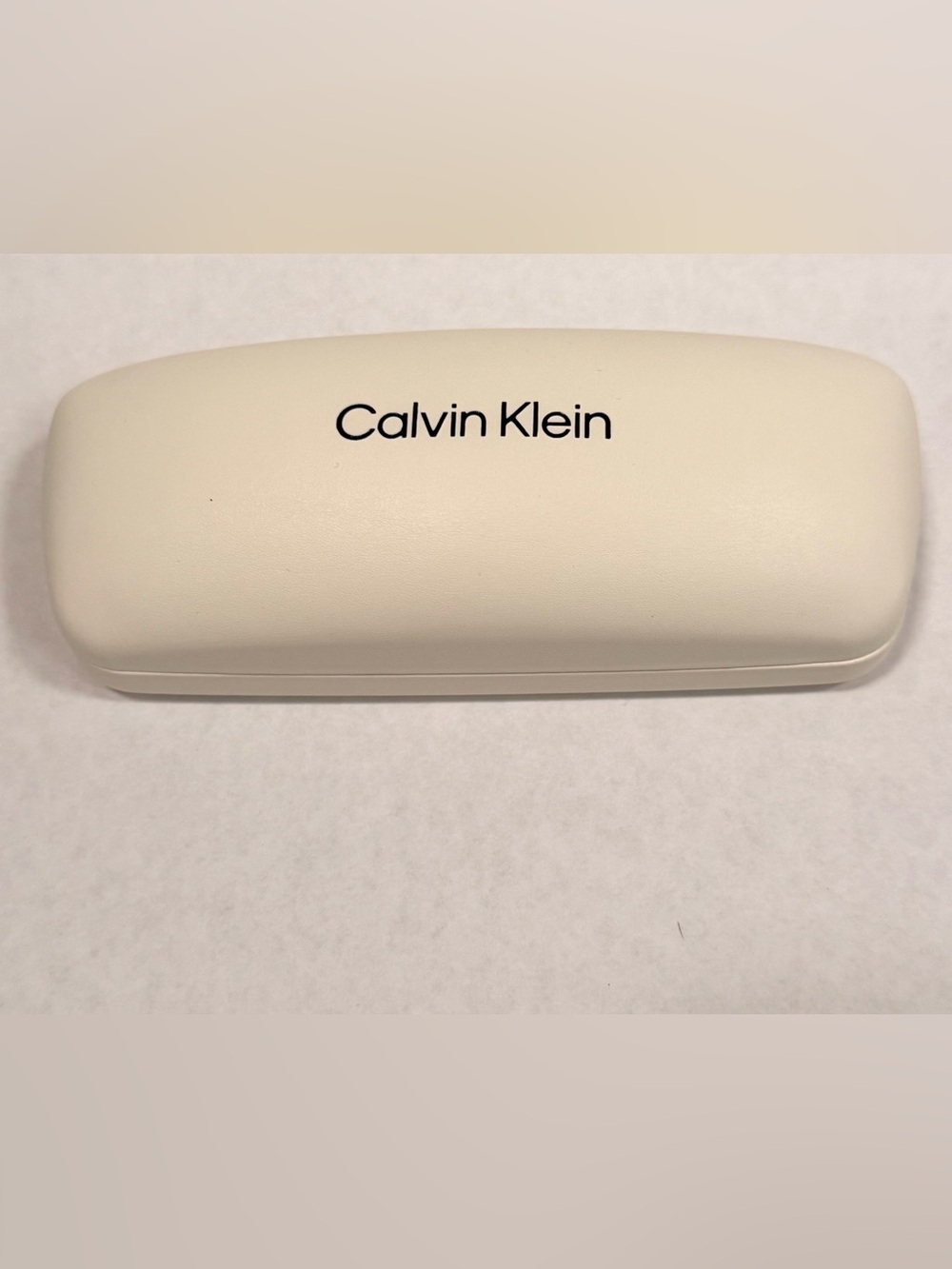 Calvin Klein Cream Hard Sunglasses Case